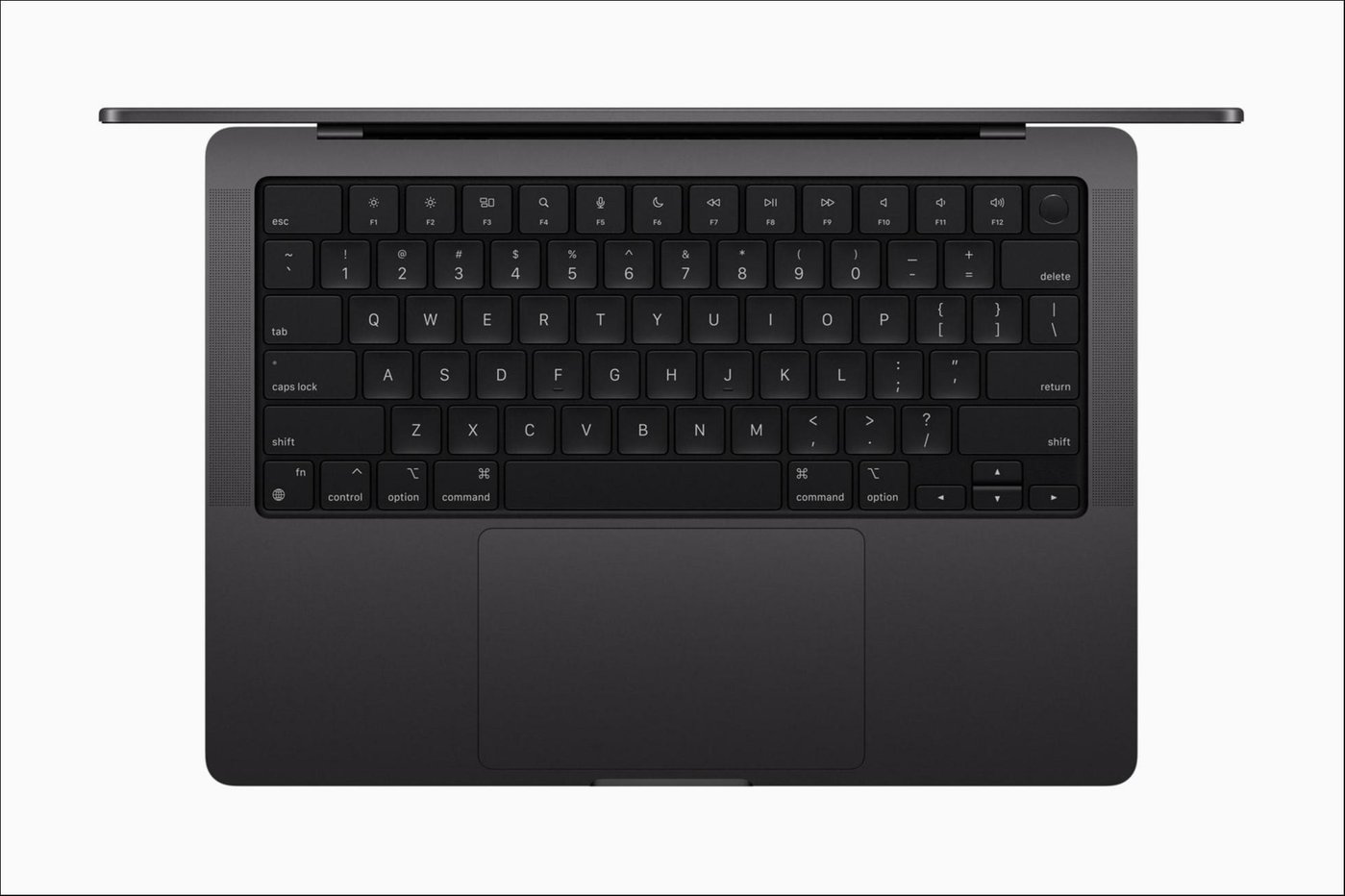Deep space black color MacBook Pro